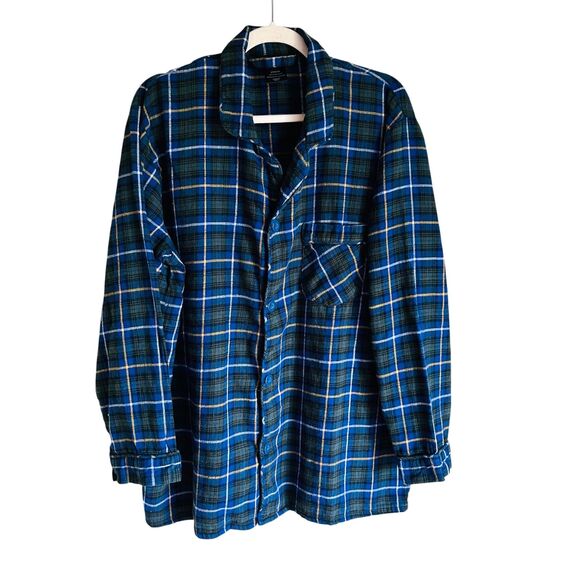 Lot of 3 Covington Flannel Pajama Tops Men’s Size Large (42–44) Cotton - Picture 8 of 11